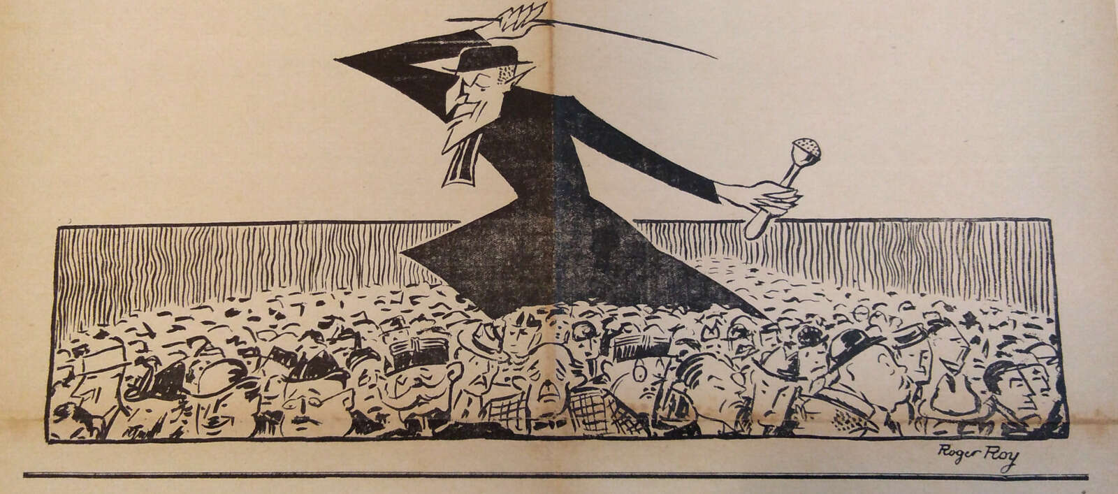 « La Croisade noire des Jésuites », caricature de Roger Roy