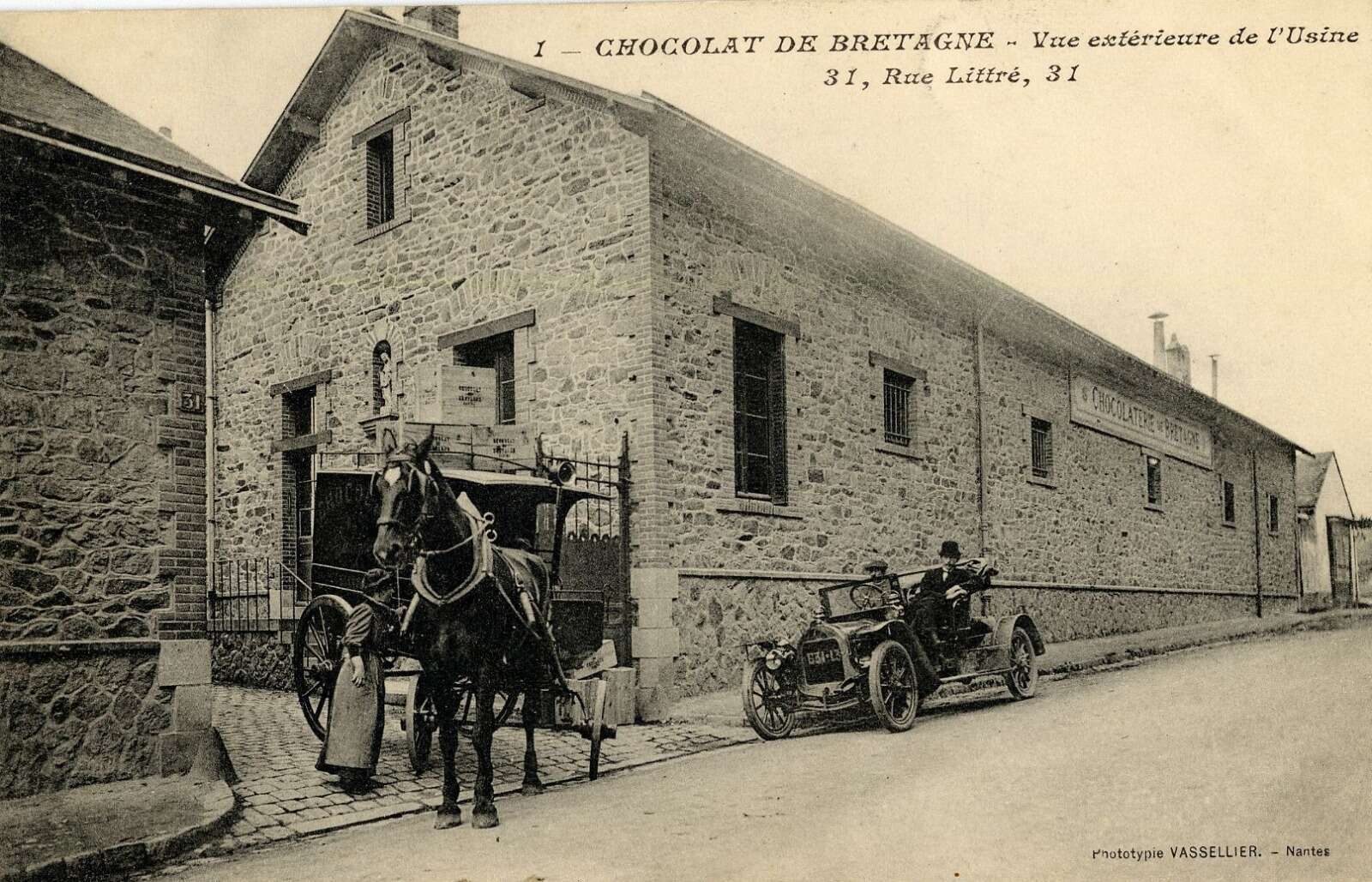 Chocolat de Bretagne - vue extérieure de l'usine