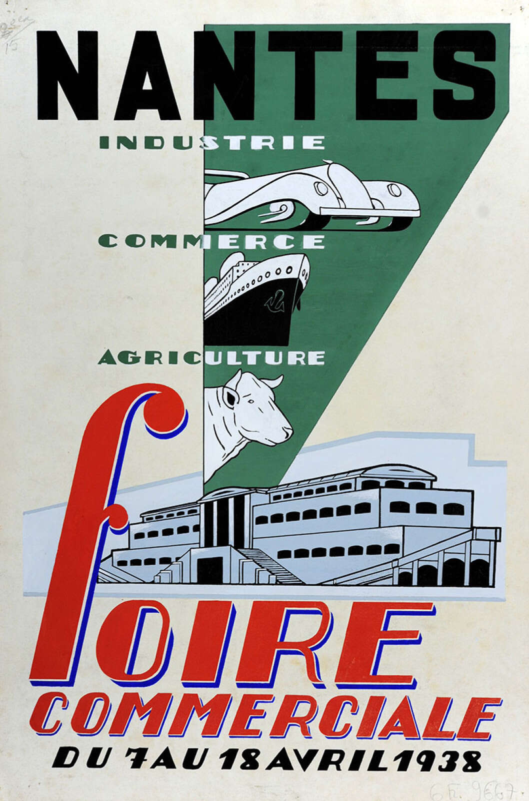 Affiche de la Foire commerciale