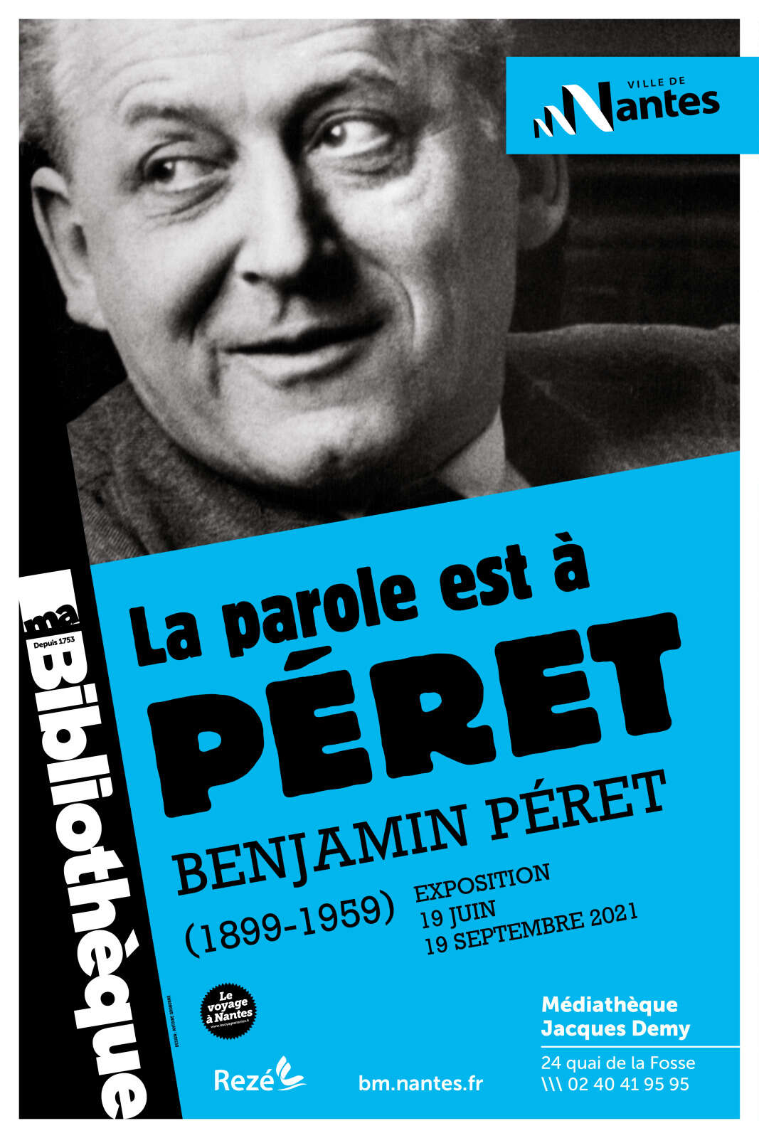 Affiche de l'exposition La parole est à Péret