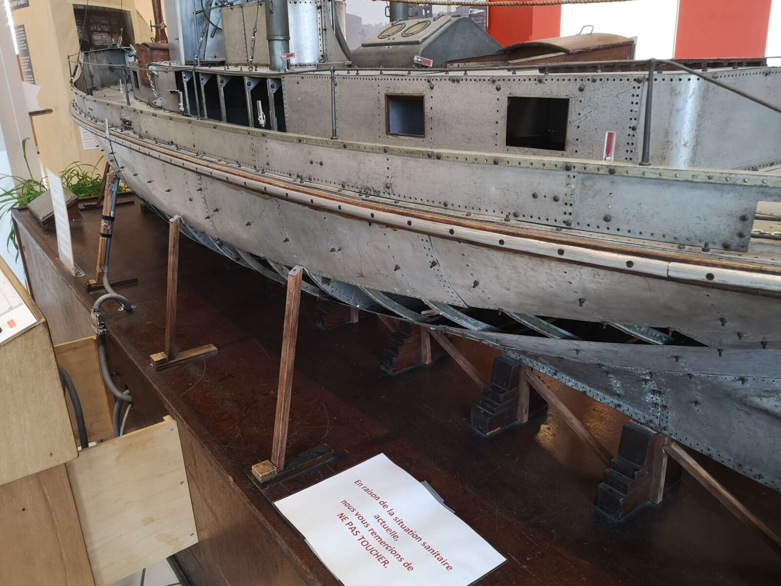 Maquette du bateau 