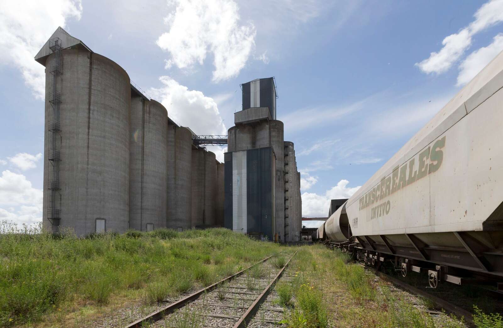 Embranchements de la voie ferrée des silos portuaires d'exportation de céréales