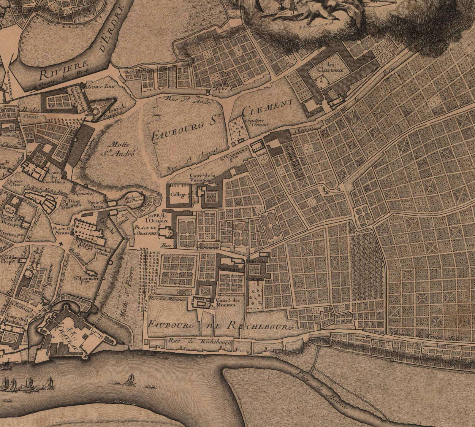 Plan de Nantes, détail