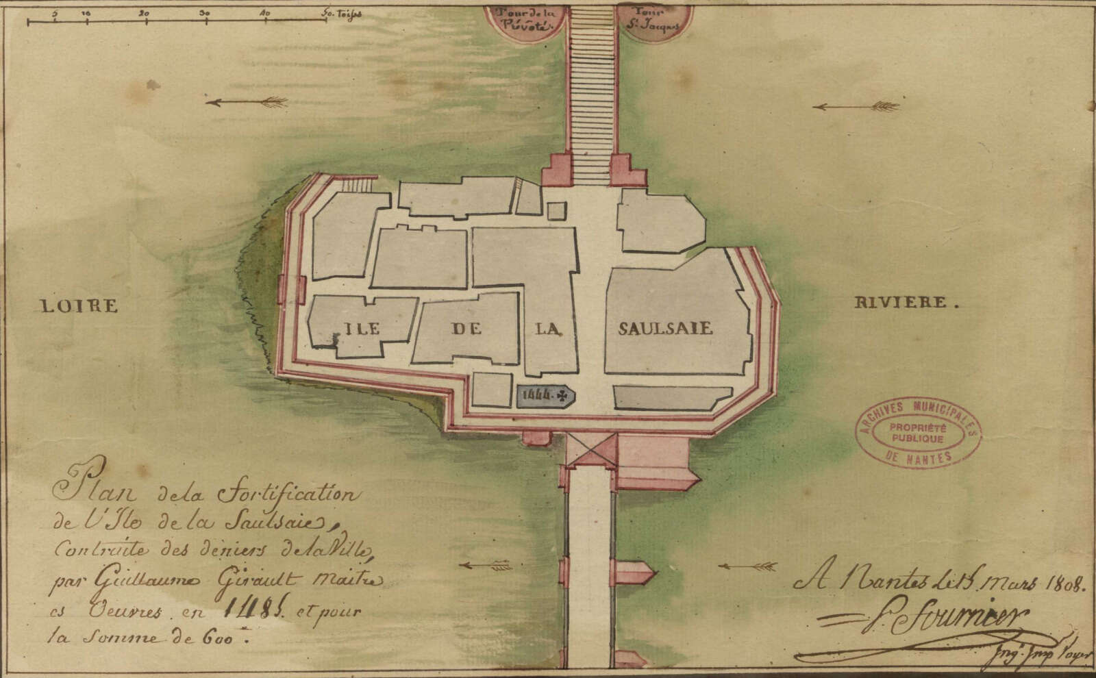 Île de la Saulzaie fortifiée