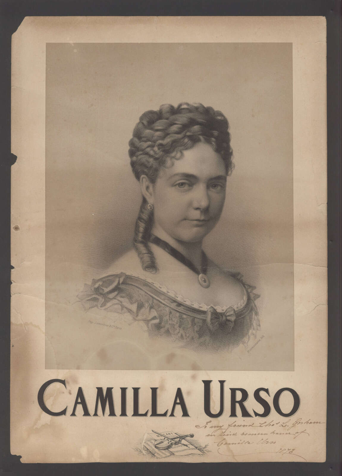 Portrait de Camille Urso