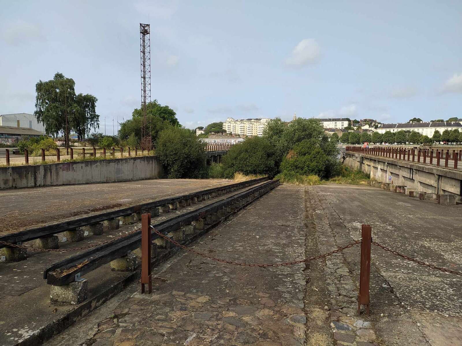 Etat actuel des cales de lancements
