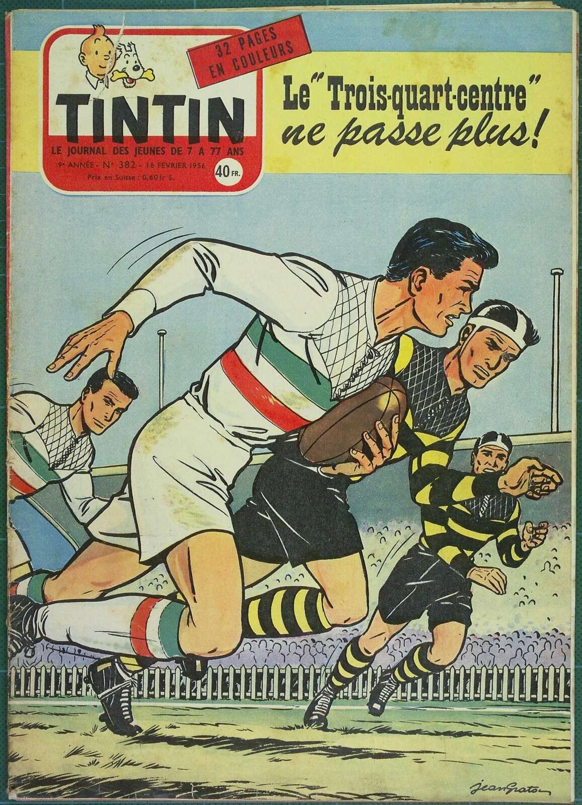 Couverture de la bande-dessinée «Tintin – Le journal des jeunes »