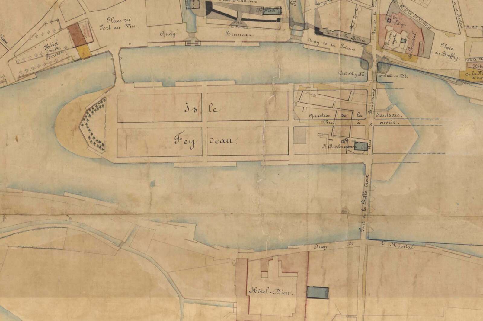 Le quartier de la Saulsaie en pleine évolution en 1761