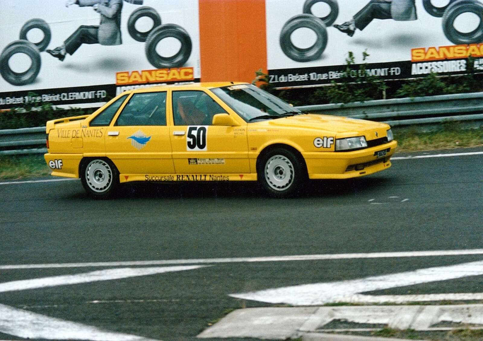 Vue de la R21 Turbo de Marcel Grué en 1989