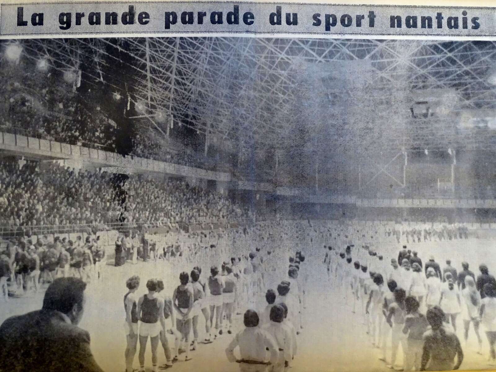 Salle omnisports de Beaulieu le jour de son inauguration