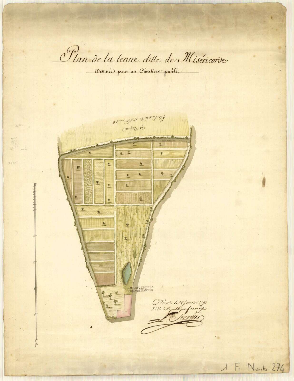 Plan de la tenue dite de Miséricorde