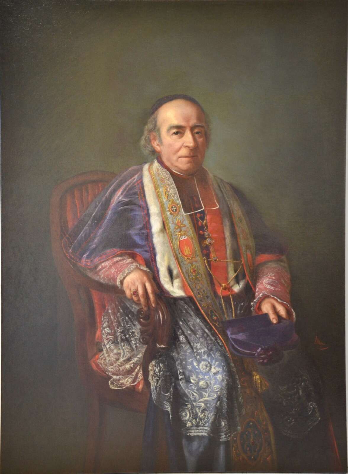 Portrait de Félix Fournier, évêque de Nantes, après restauration