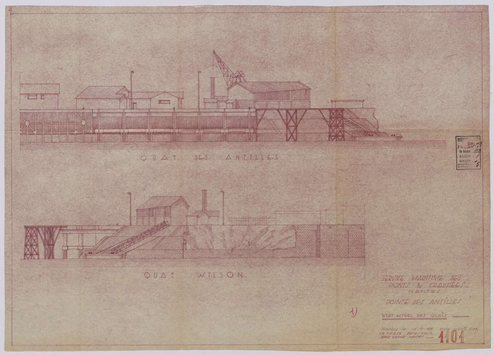 Quai des Antilles dessiné par Charles Friesé