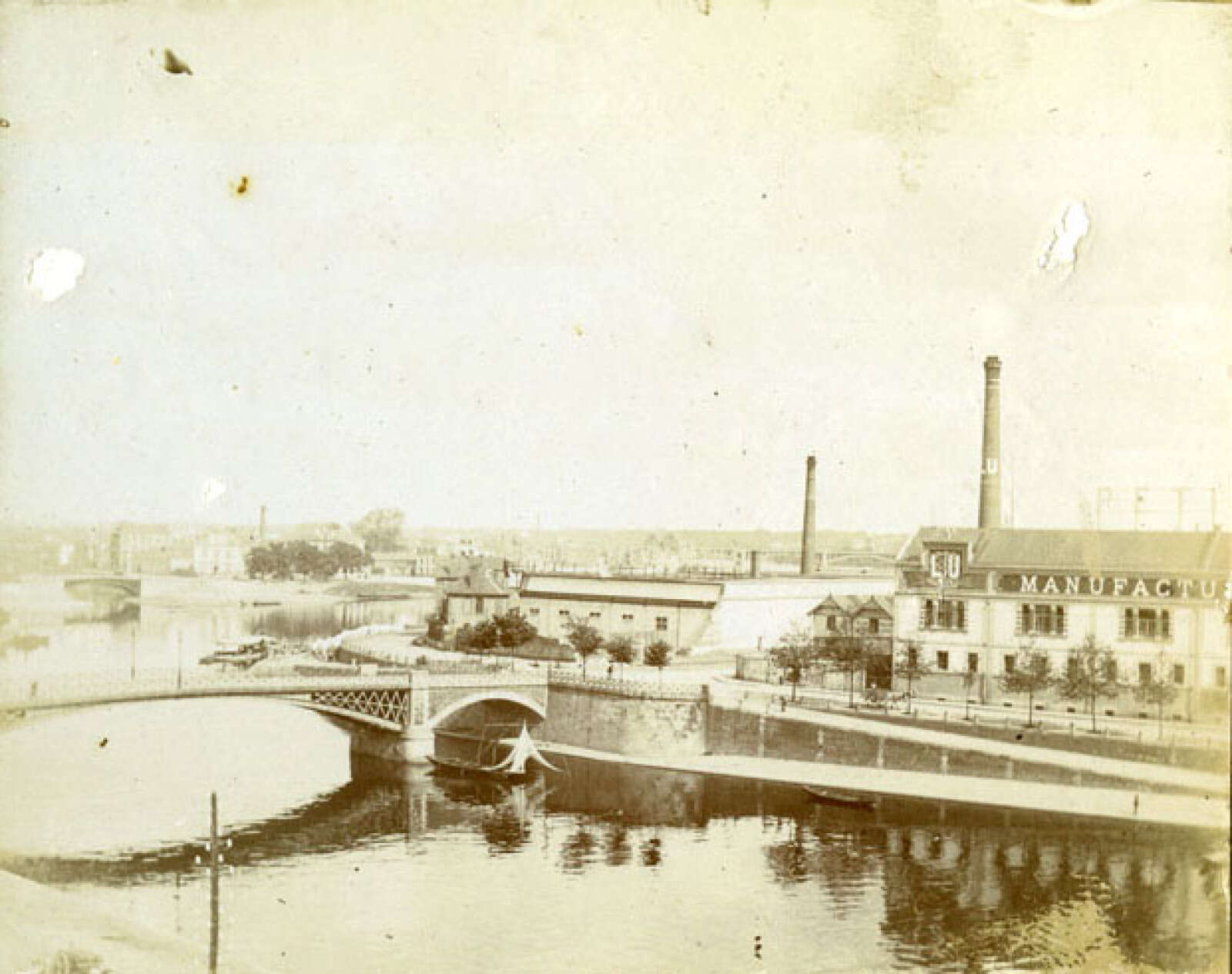 L’usine LU avant la construction des tours