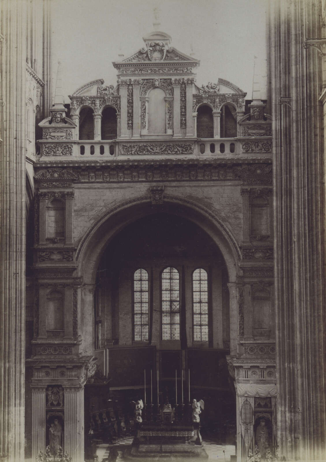 Ancien jubé de la cathédrale, aujourd'hui démoli