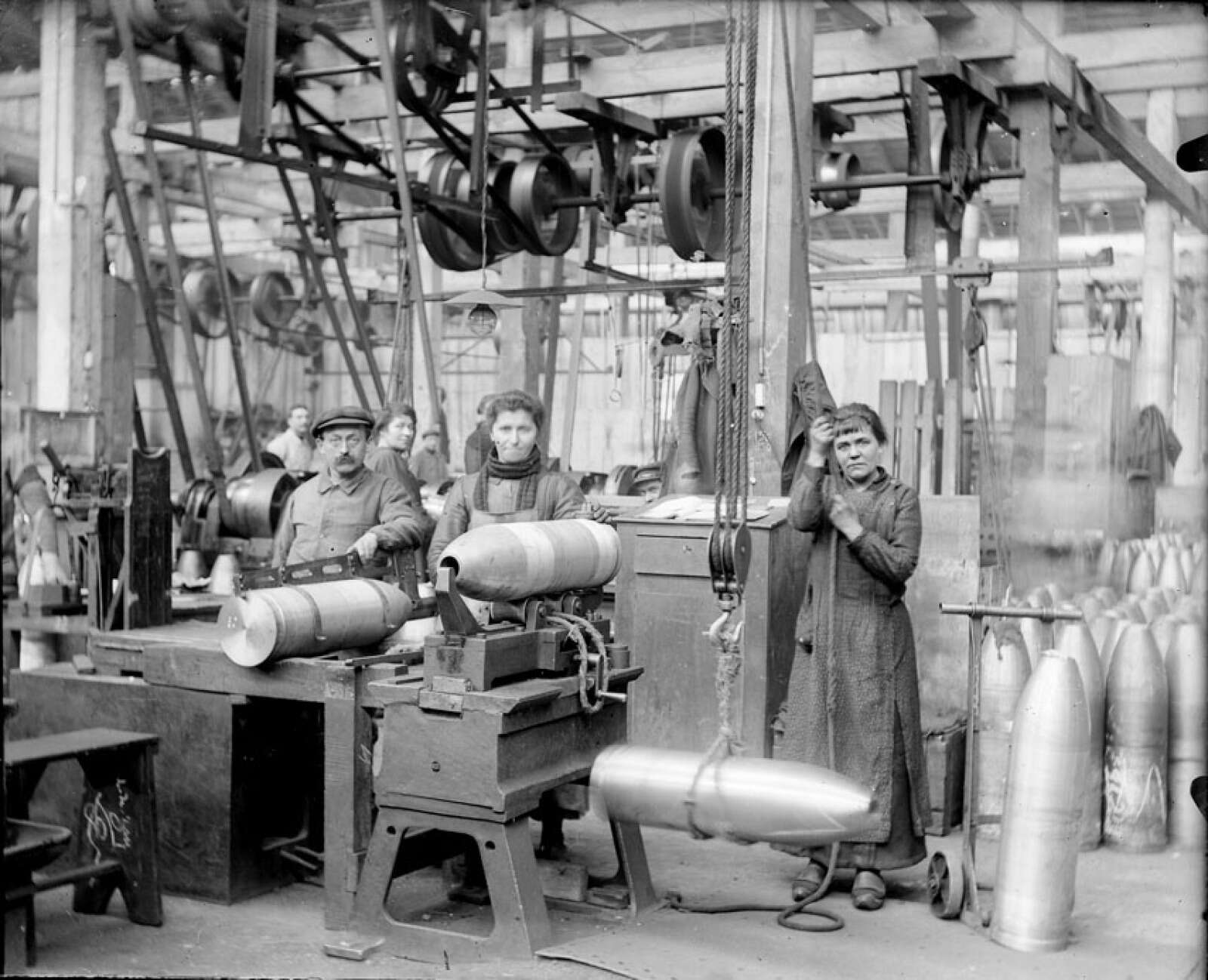 Fabrication des obus aux Ateliers et chantiers de Bretagne