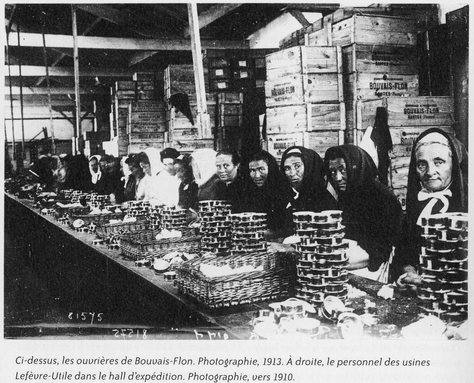 Mise en boîte chez Bouvais-Flon