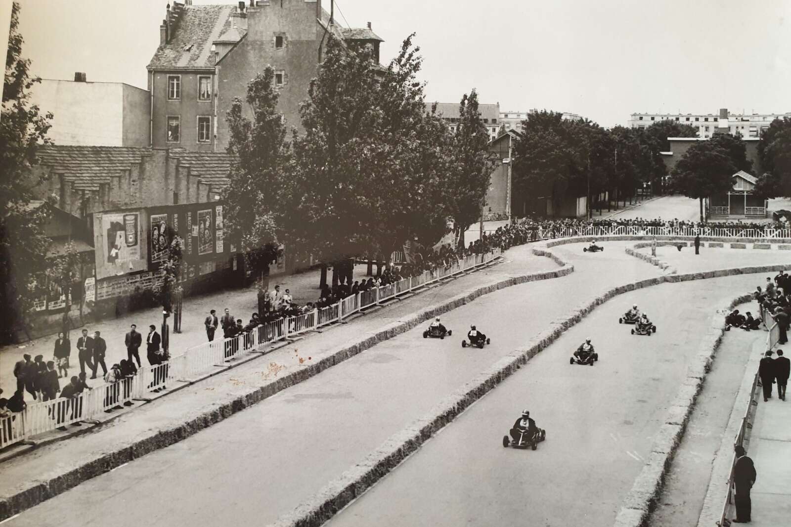 Vue de la course de Karting à Nantes