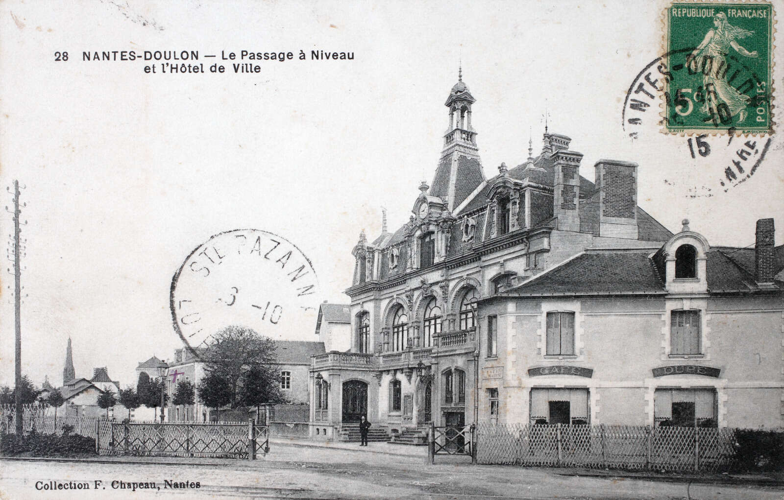 Barrières du passage à niveau, fin du 19e siècle