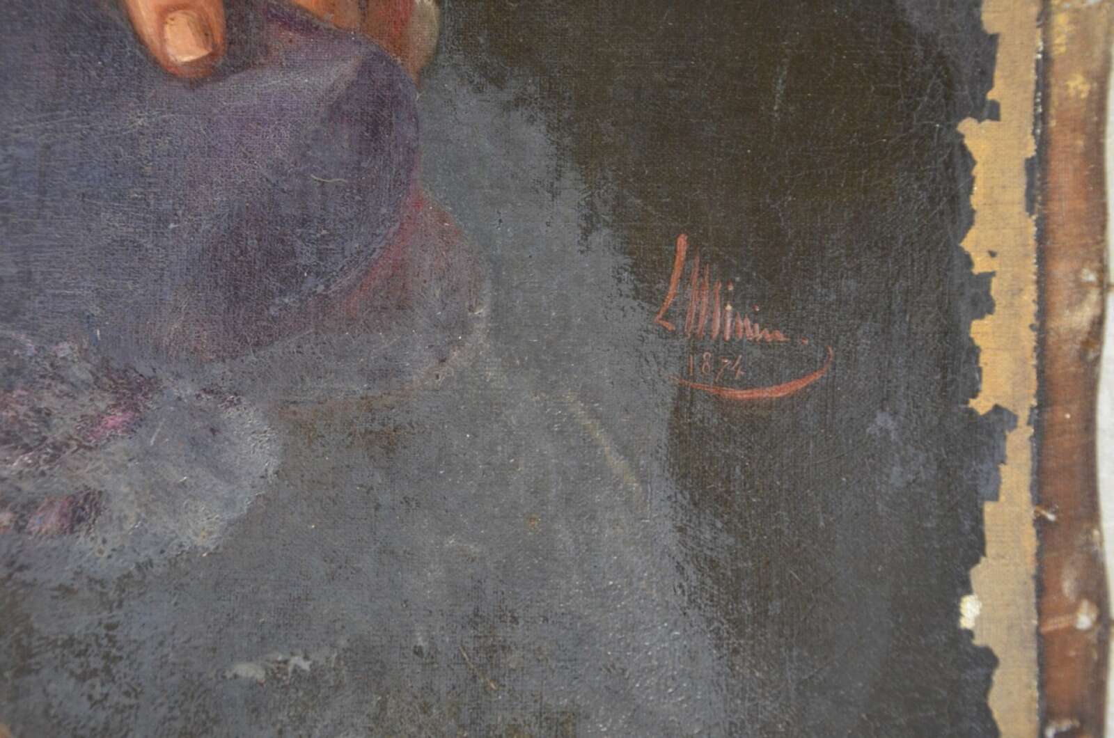 Restauration du portrait de Félix Fournier, évêque de Nantes