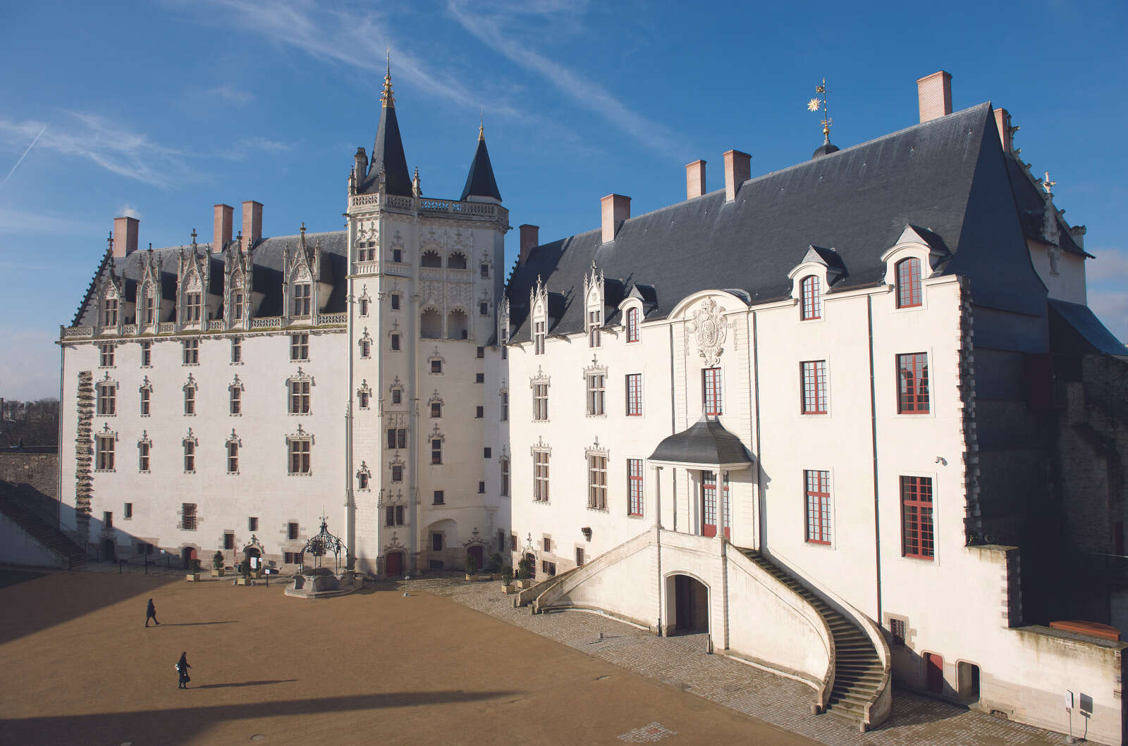Cours du château des Ducs de Bretagne