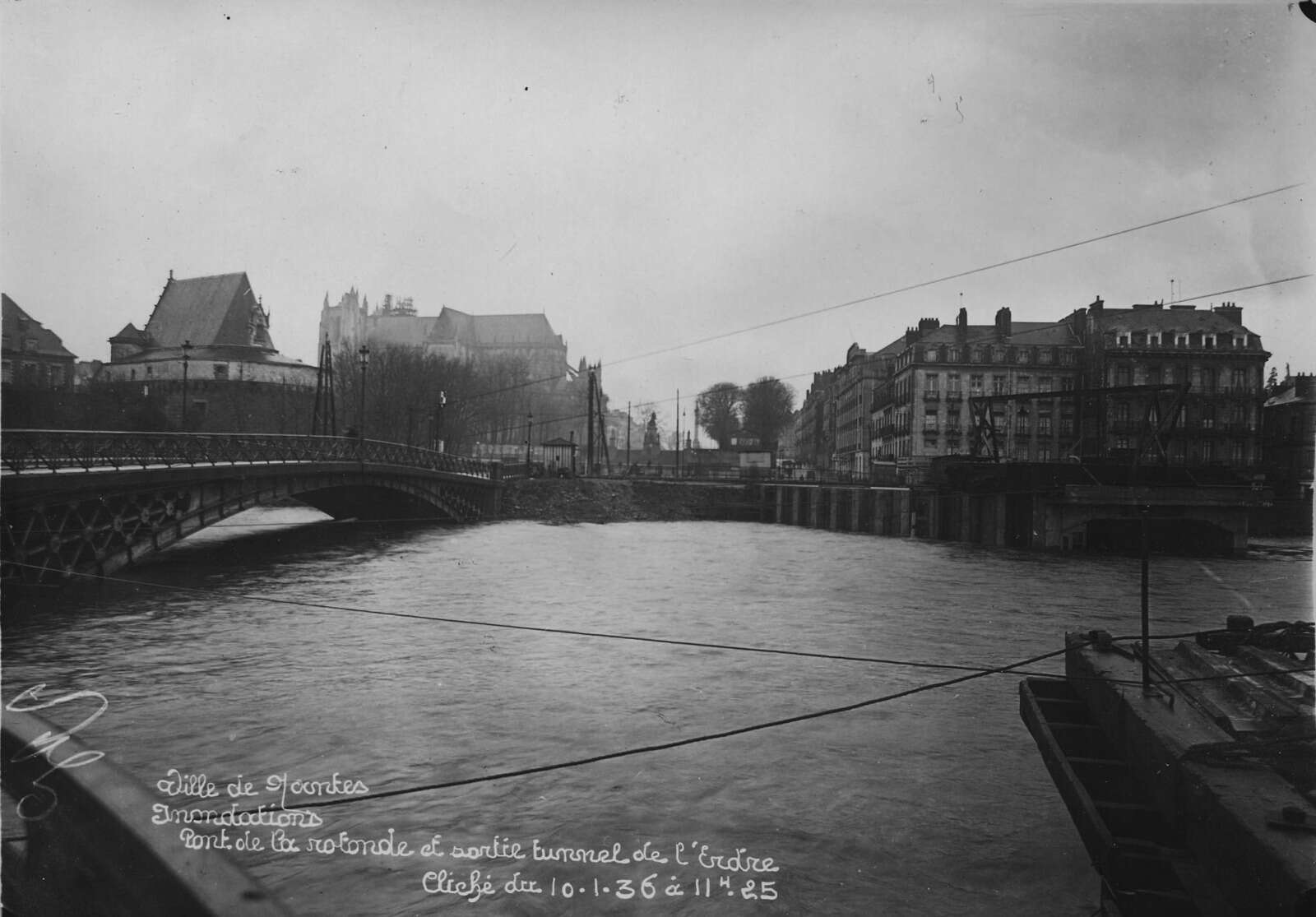 Janvier 1936 : inondations à Nantes
