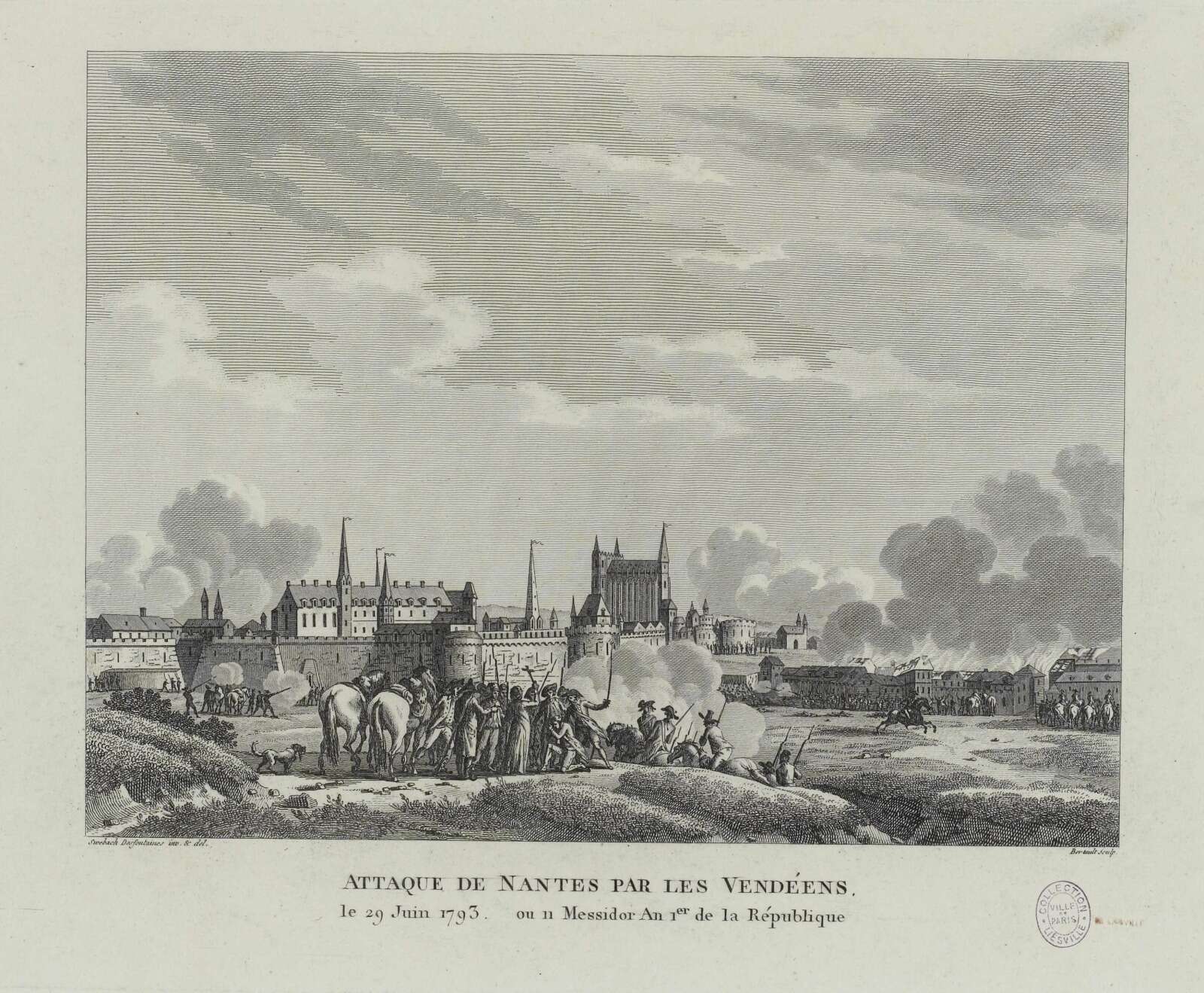 Attaque de Nantes par les Vendéens