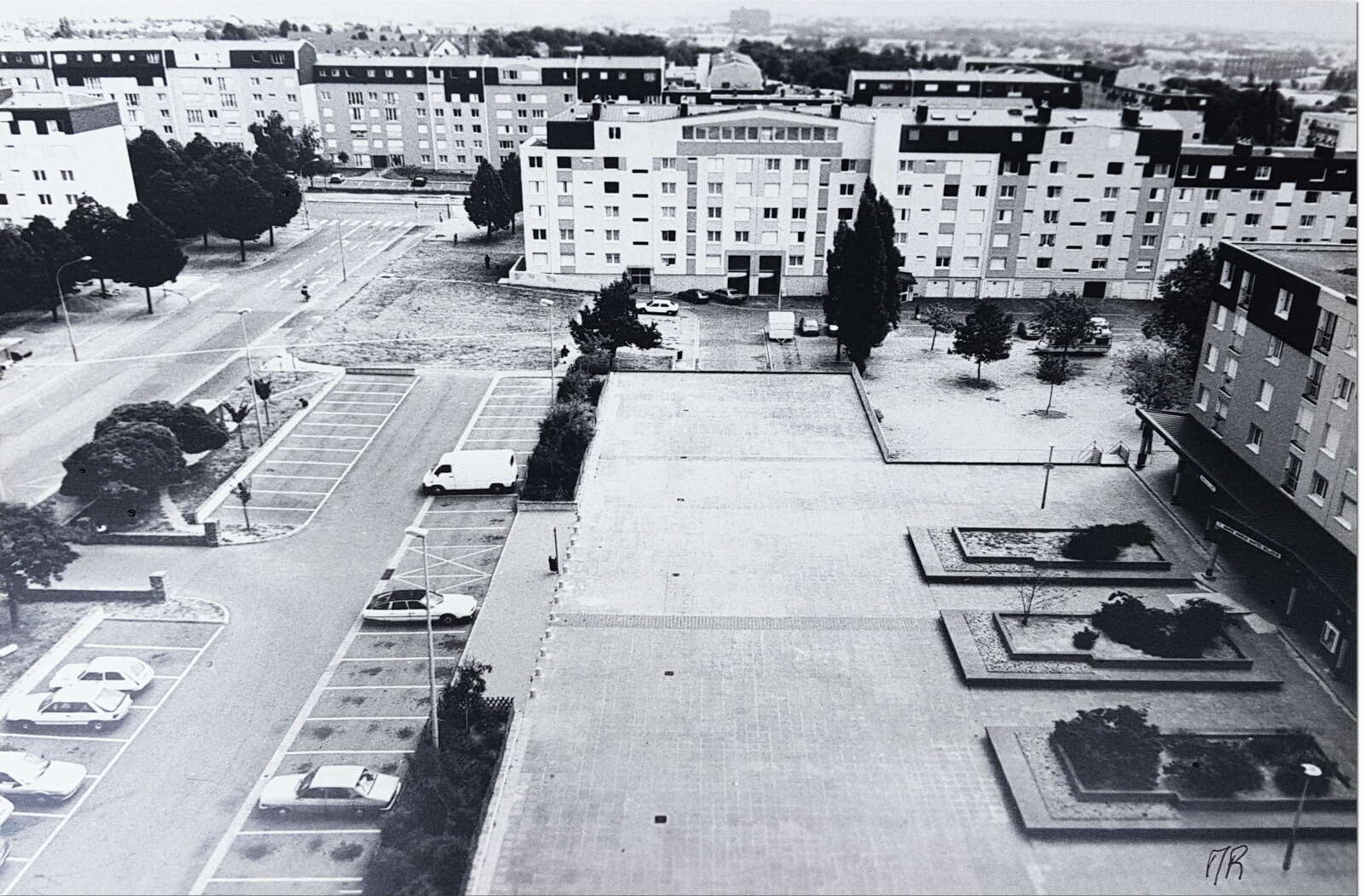 Place des Lauriers, quartier Bellevue