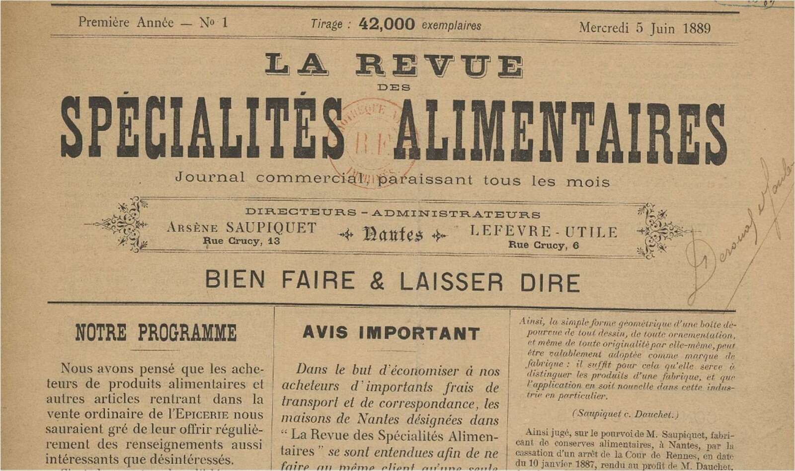Revue des Spécialités Alimentaires