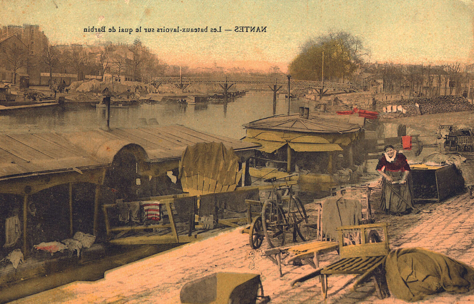 Bateaux-lavoirs, quai Barbin