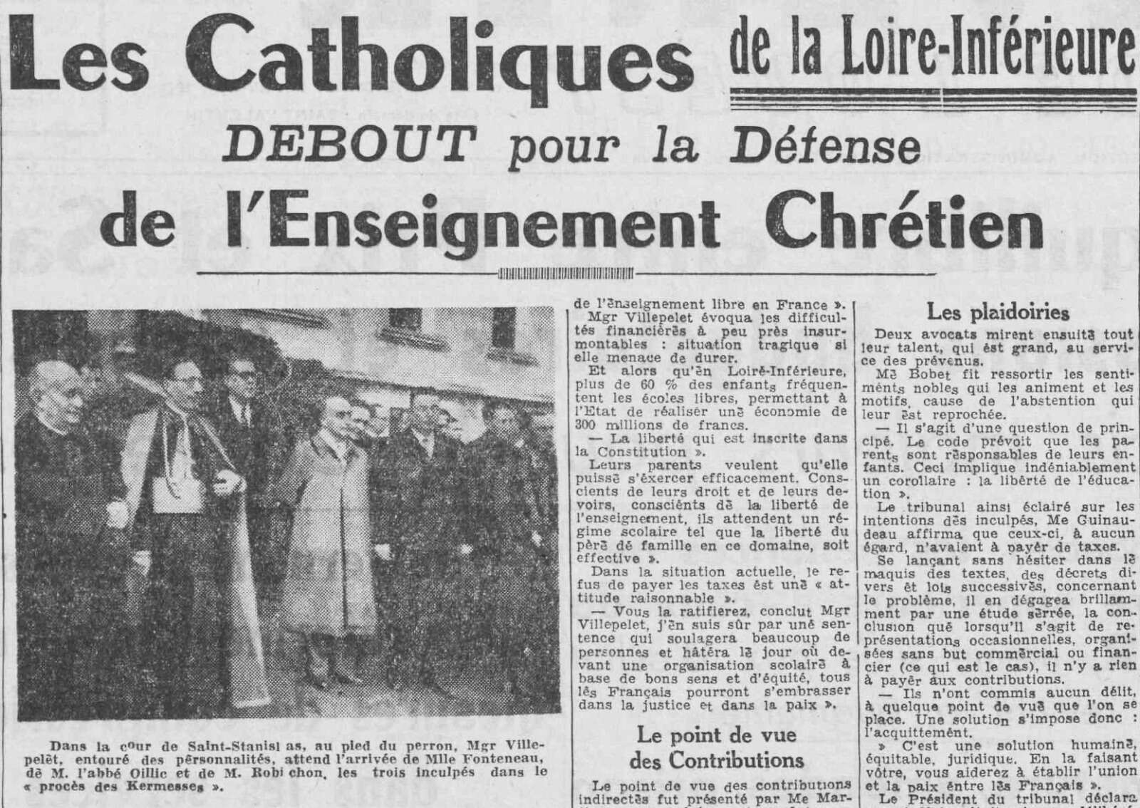 1945-1950 : Nantes et le retour de la guerre scolaire