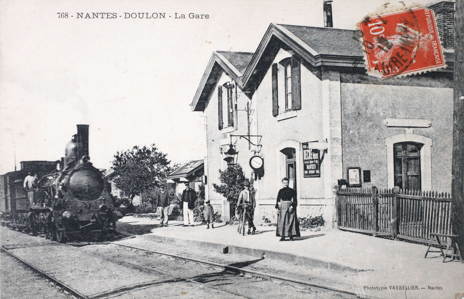 Gare de Doulon, fin du 19e siècle
