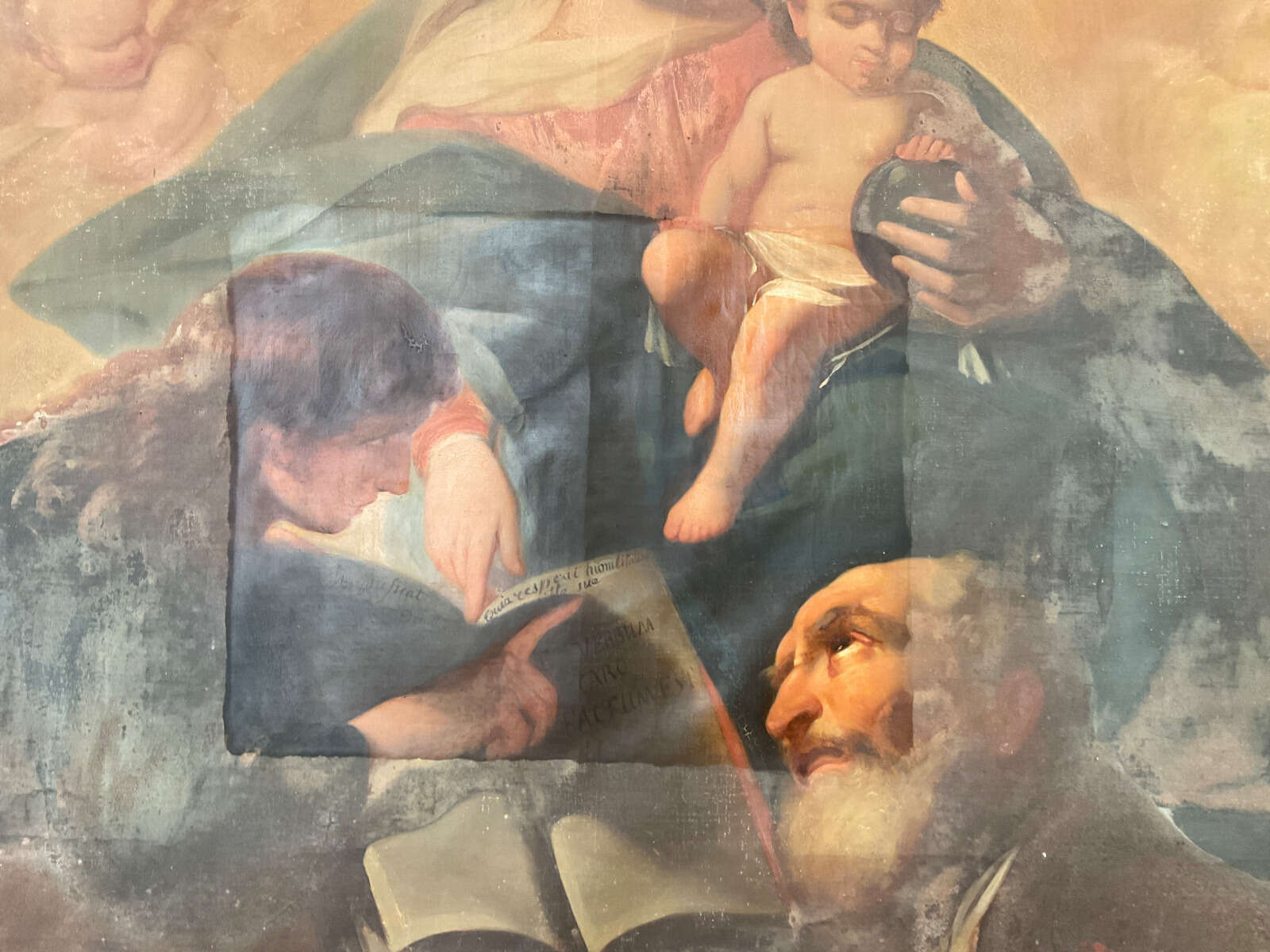 Décrassage de « La Vierge en gloire »