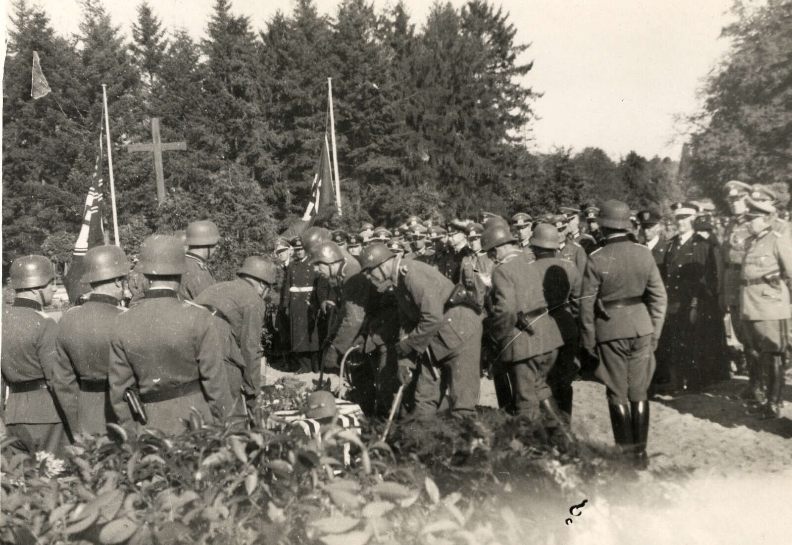 Obsèques du Feldkommandant Karl Hotz, le 24 octobre 1941