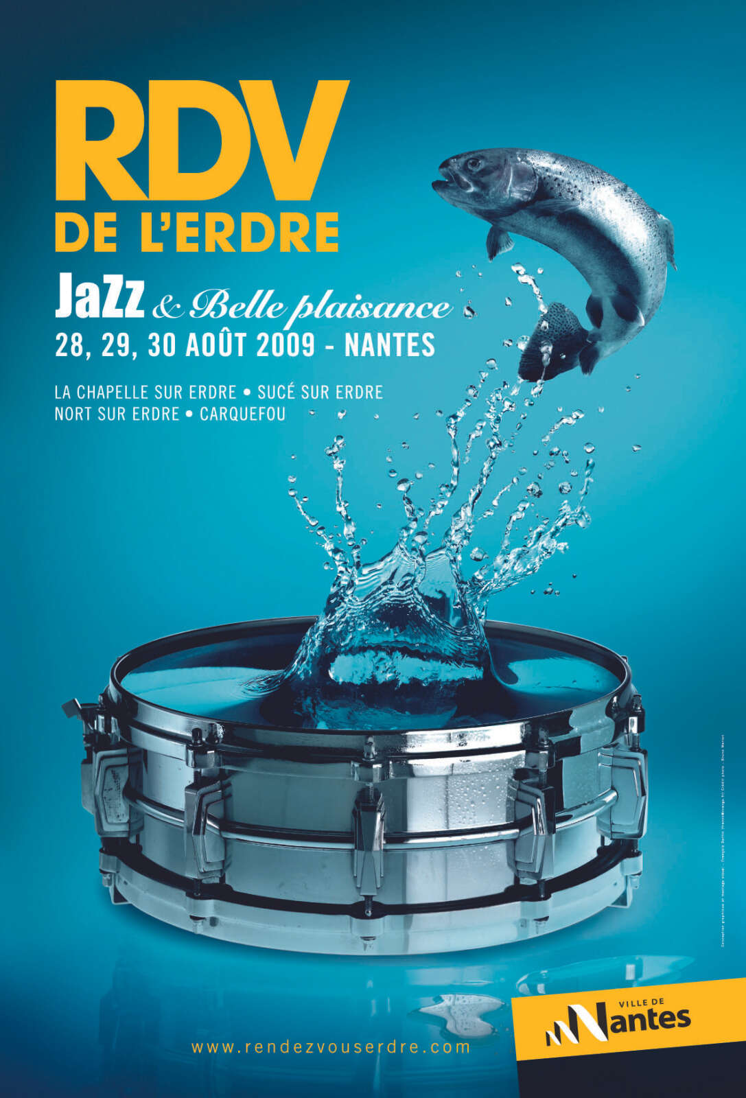 Affiche des Rendez-vous de l'Erdre