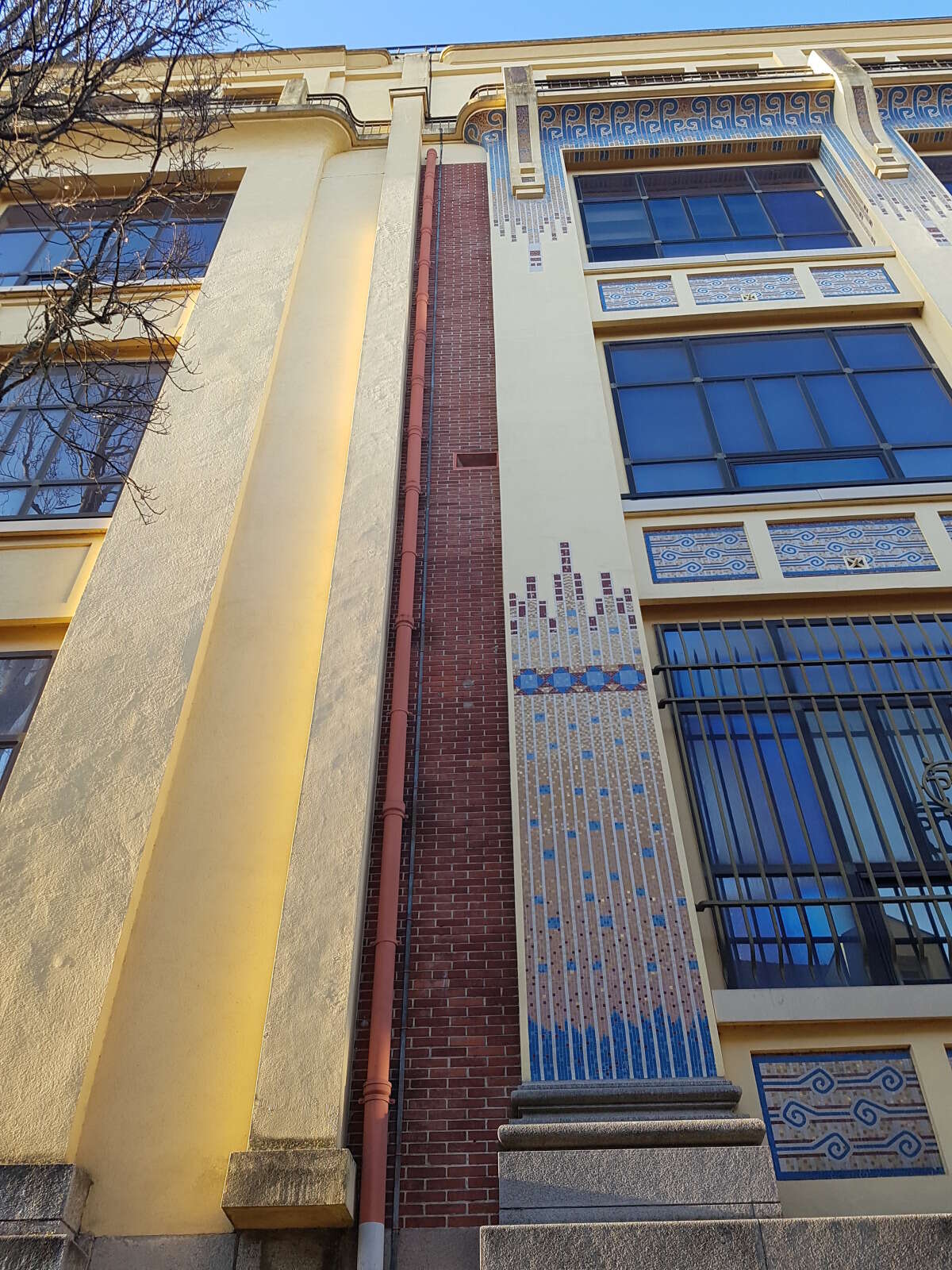 Différence de traitement des façades 1921-1941, rue de l’Héronnière