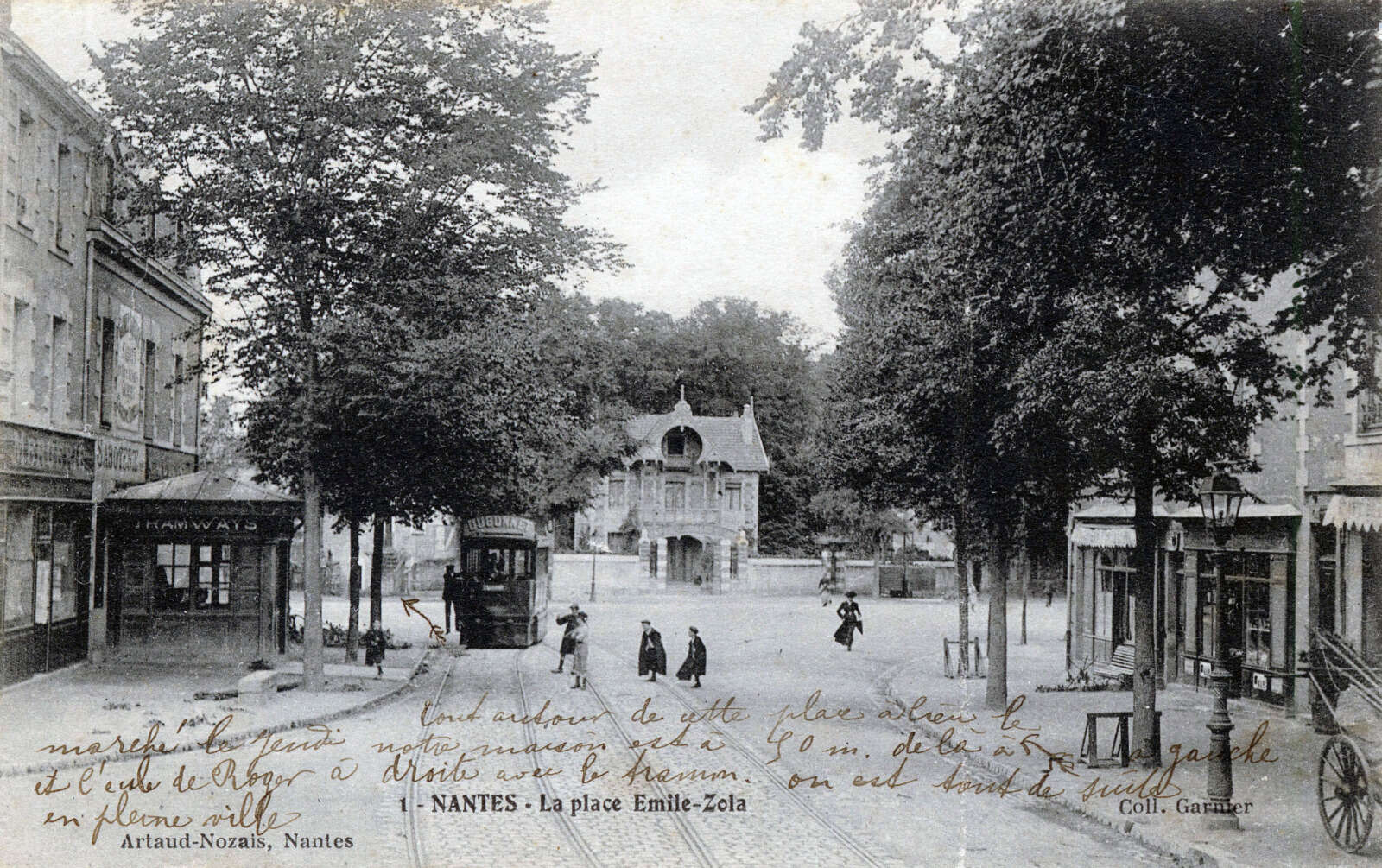 Place Emile-Zola vue depuis le boulevard Pasteur
