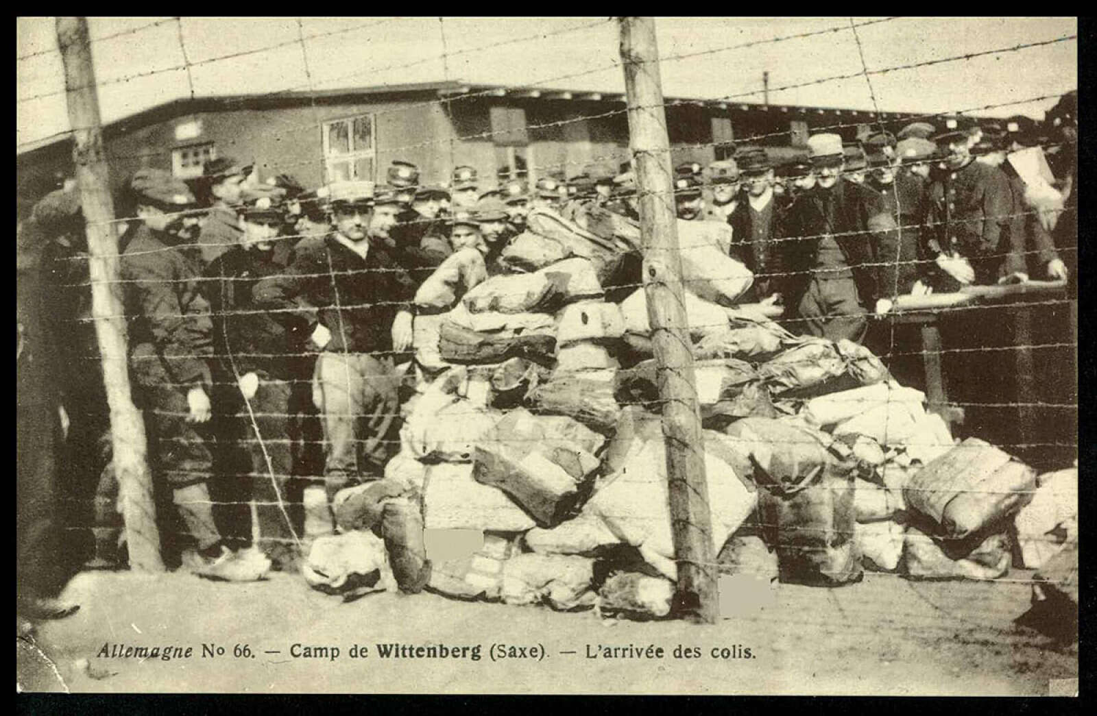 Arrivée des colis au camp de Wittenberg