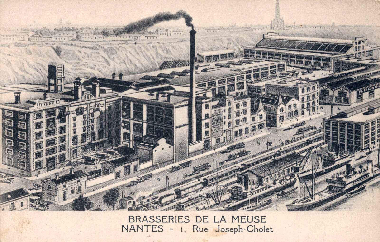 Papier-à-entête des Brasseries de la Meuse
