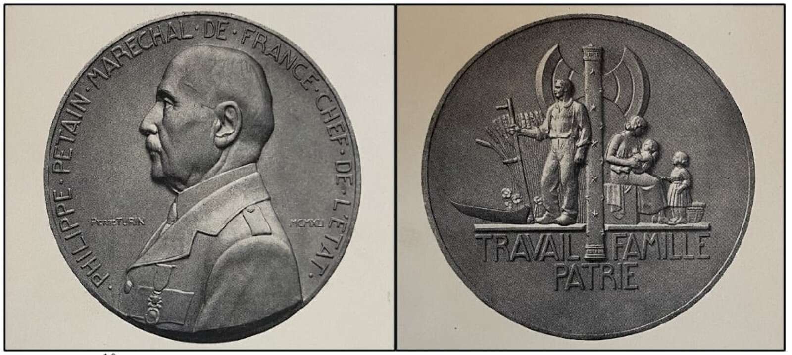 Reproductions de la médaille 
