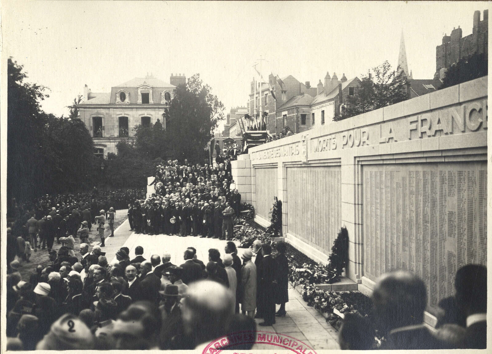 Inauguration du monument aux morts de la guerre 1914-1918 (1927)