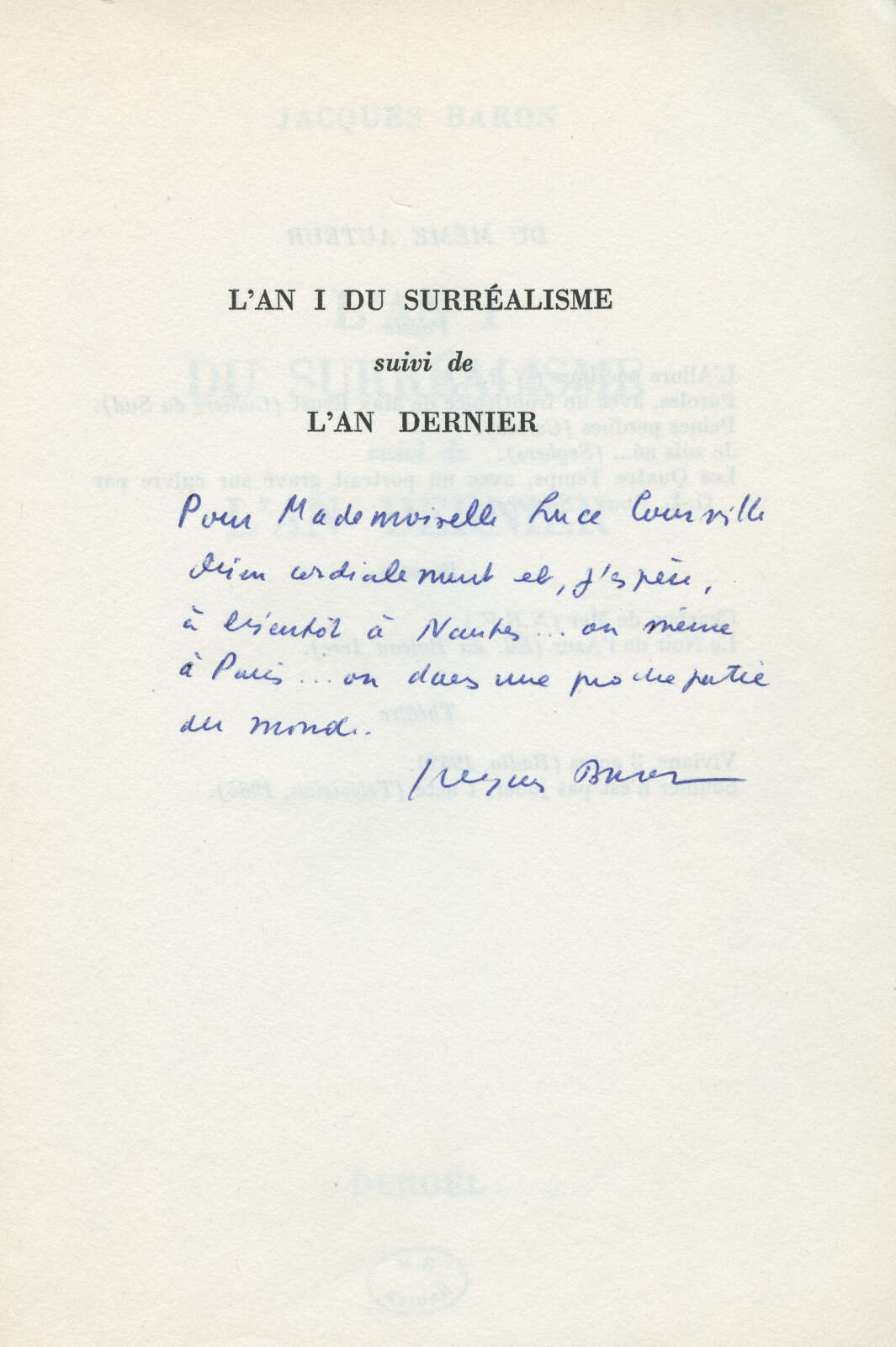 Jacques Baron (1905 – 1986)