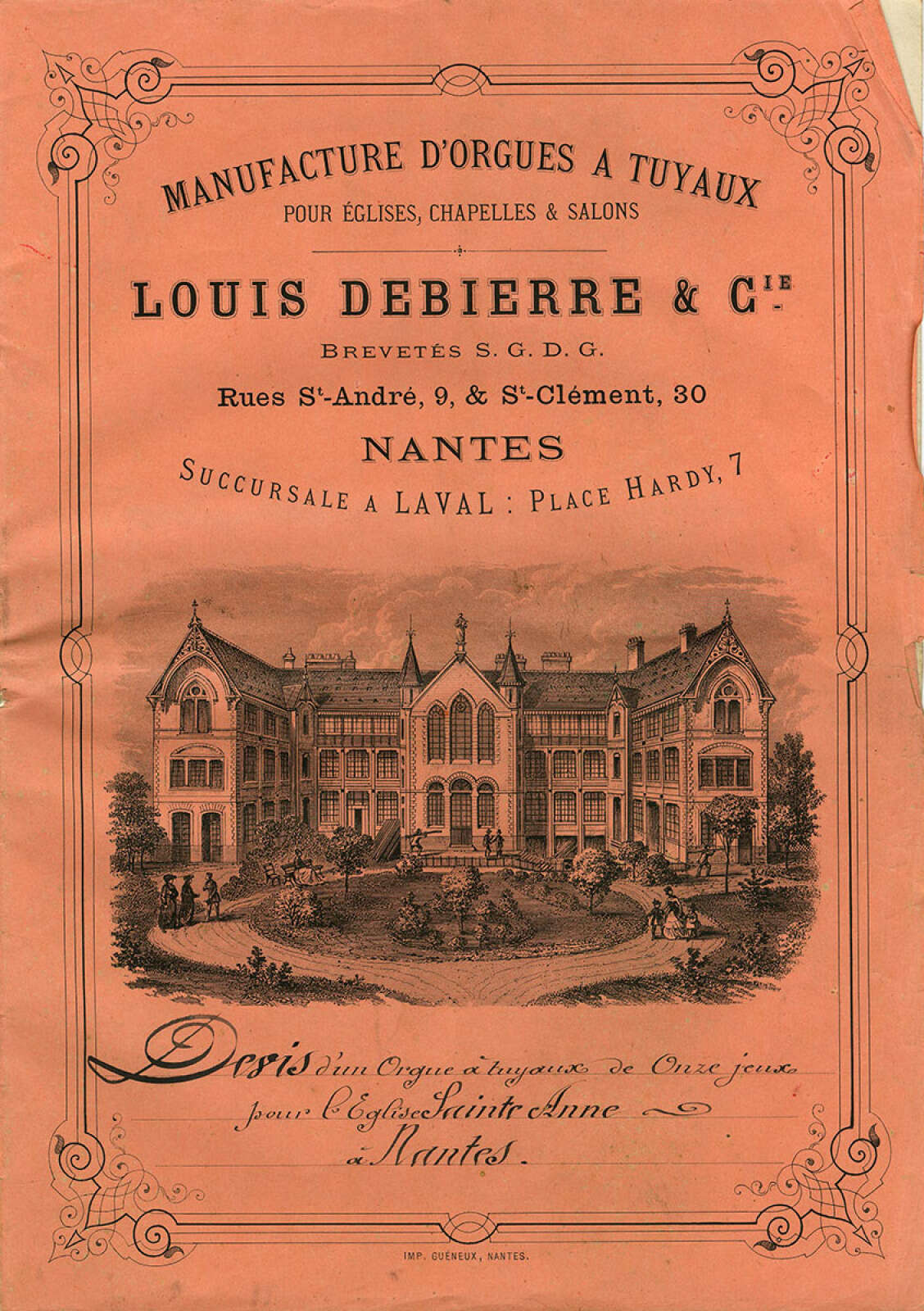Manufacture d’orgues Debierre