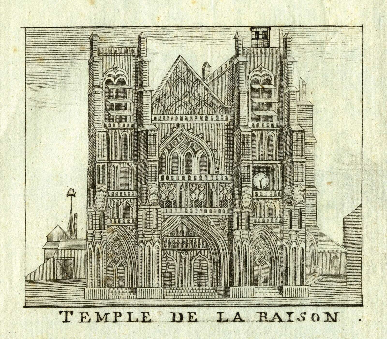 Gravure, Le Temple de la Raison