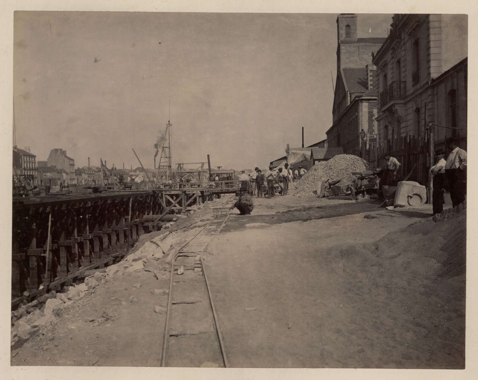 Travaux du quai Hoche