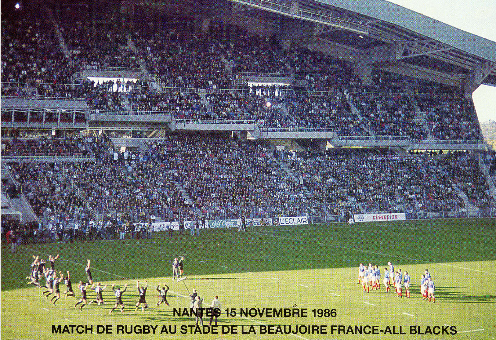 Match de rugby à la Beaujoire : France-All Blacks