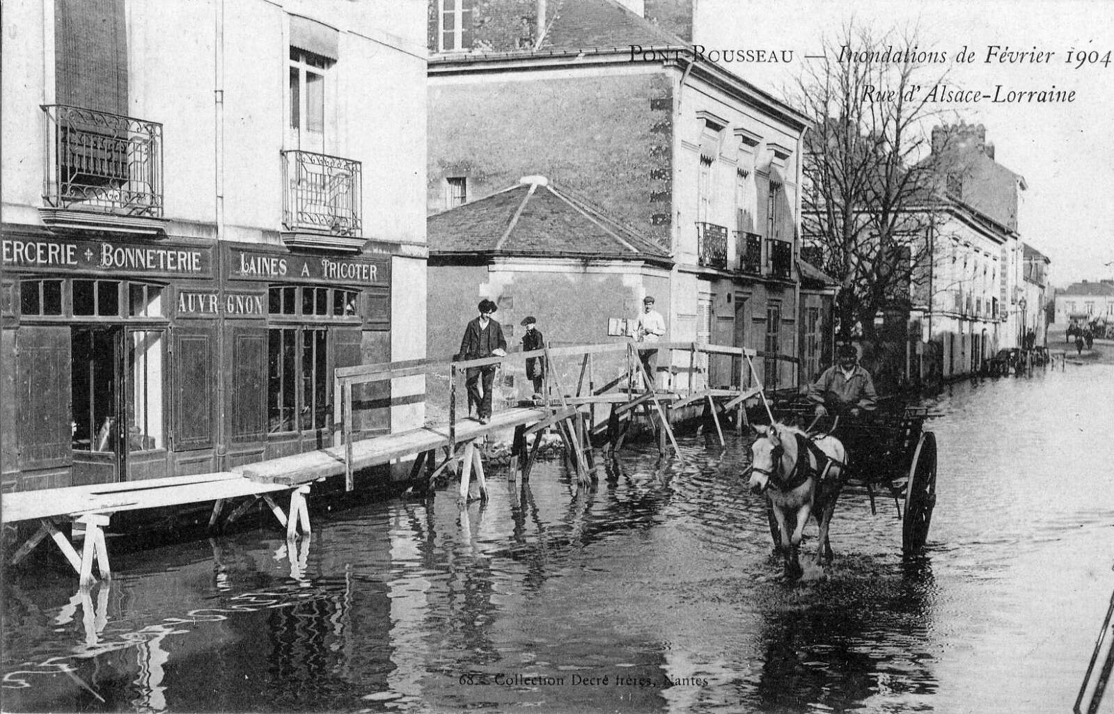 Février 1904 : inondations à Nantes