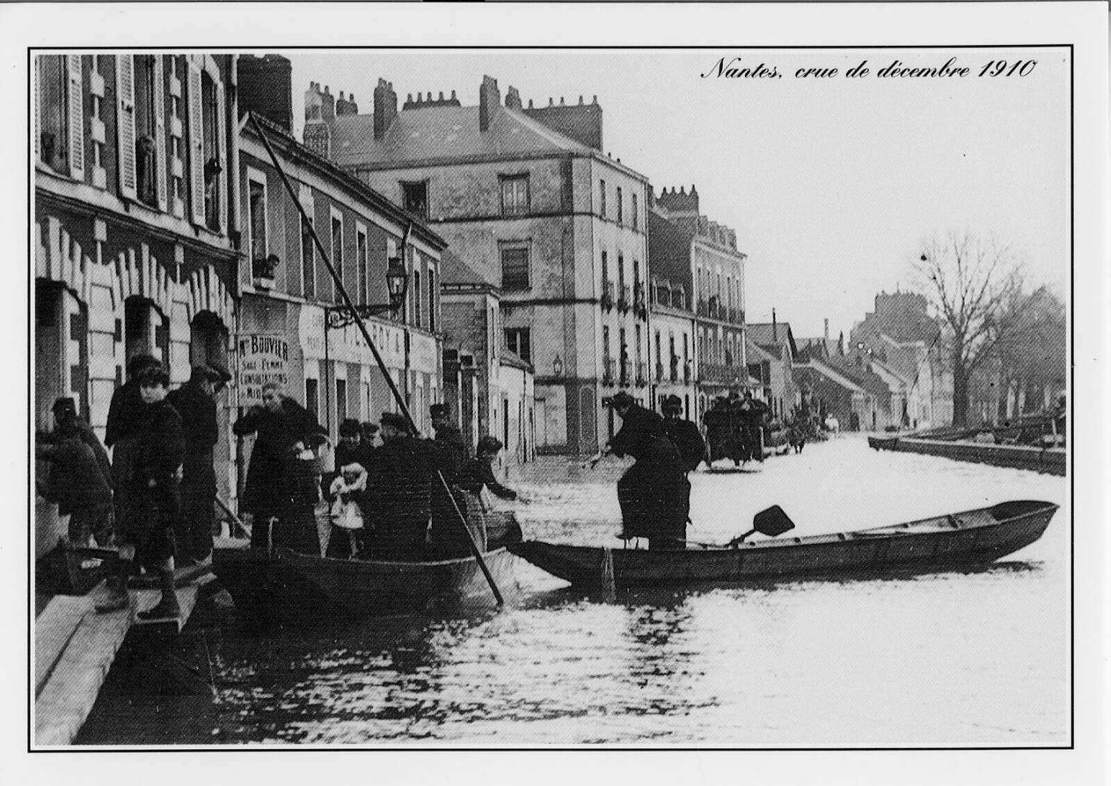 Inondations de décembre 1910, quai Magellan