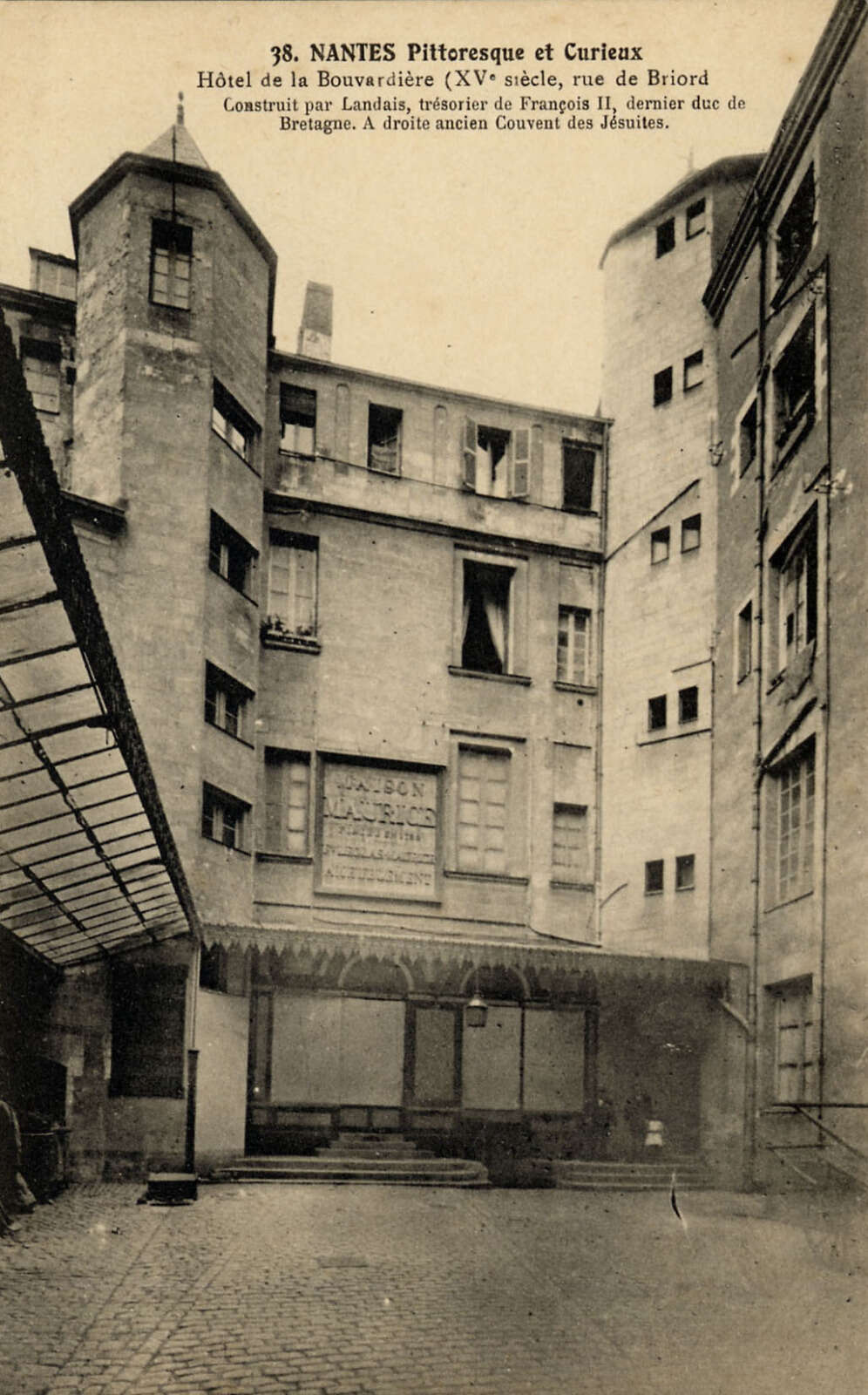 Hôtel de la Bouvardière, rue de Briord