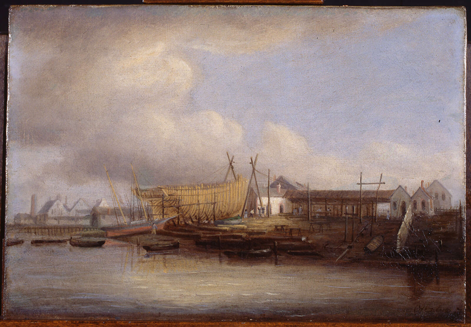 Huile sur toile, Le chantier Lefrançois